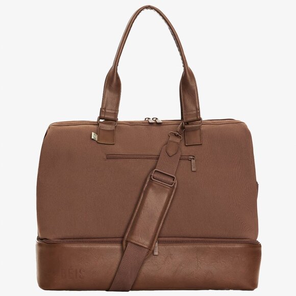 BEIS Mini Weekender Bag in Brown - New without tags - Picture 1 of 1